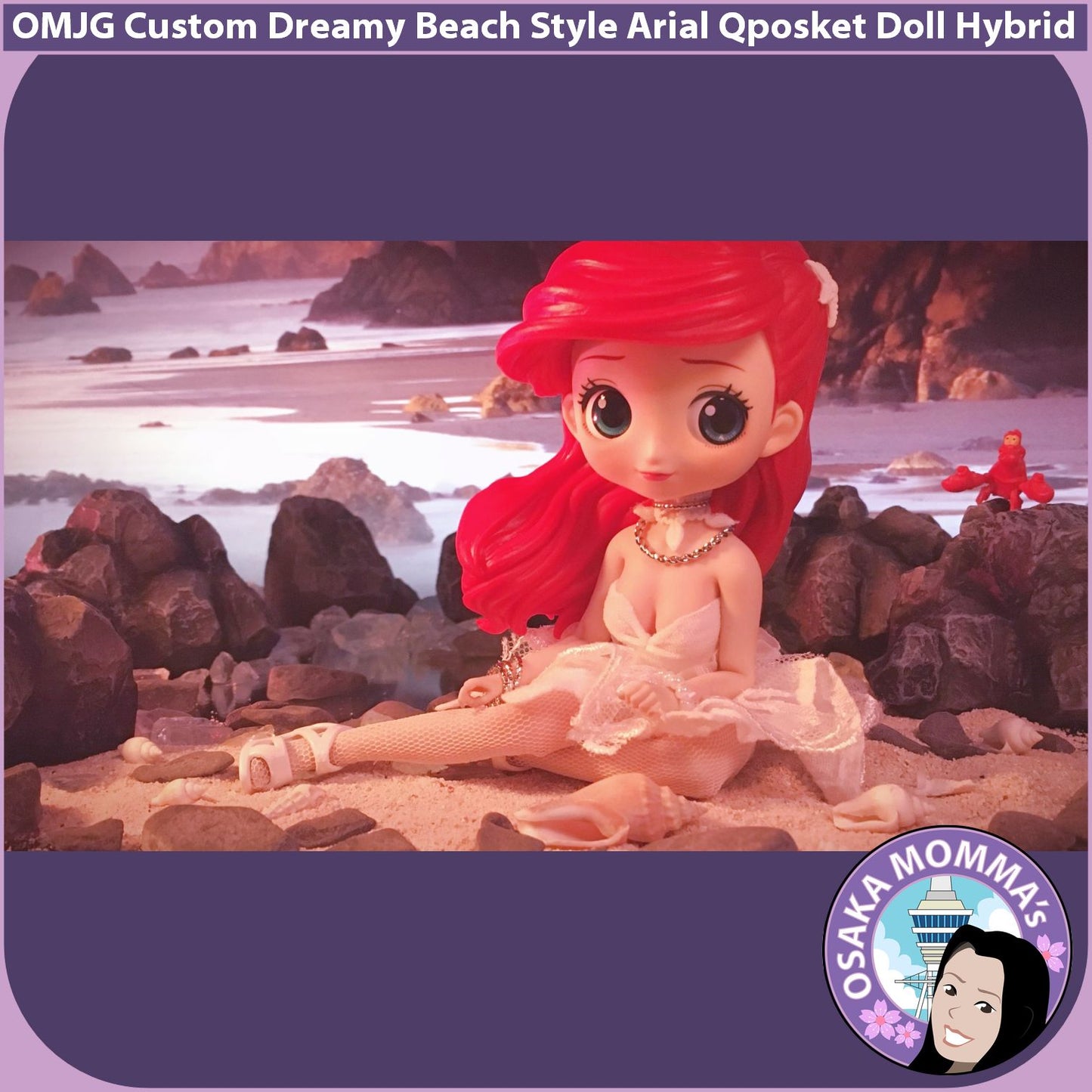 Dreamy Beach Style Ariel Qposket Custom Doll Hybrid