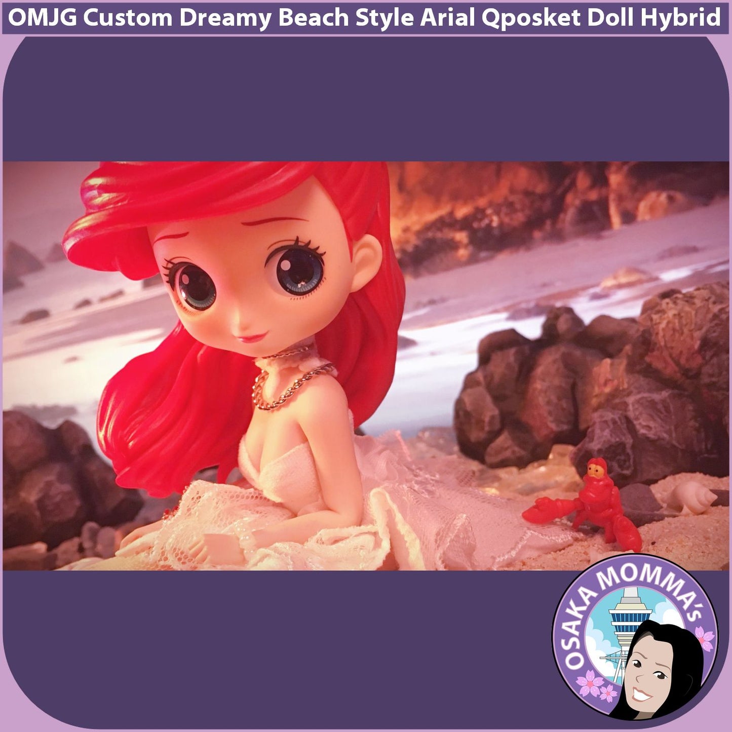 Dreamy Beach Style Ariel Qposket Custom Doll Hybrid