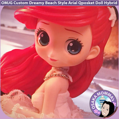Dreamy Beach Style Ariel Qposket Custom Doll Hybrid