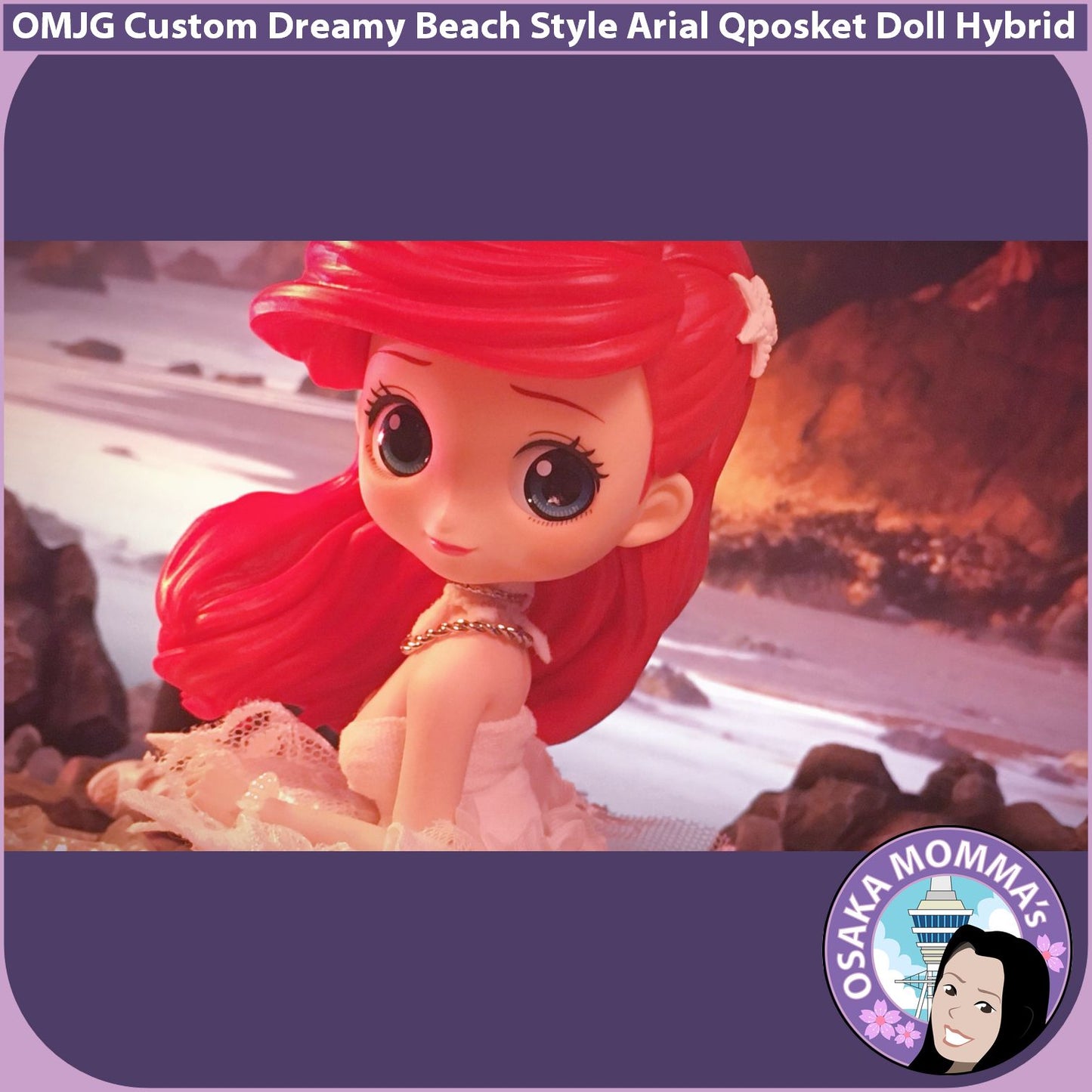 Dreamy Beach Style Ariel Qposket Custom Doll Hybrid