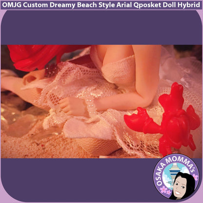 Dreamy Beach Style Ariel Qposket Custom Doll Hybrid