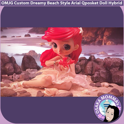 Dreamy Beach Style Ariel Qposket Custom Doll Hybrid