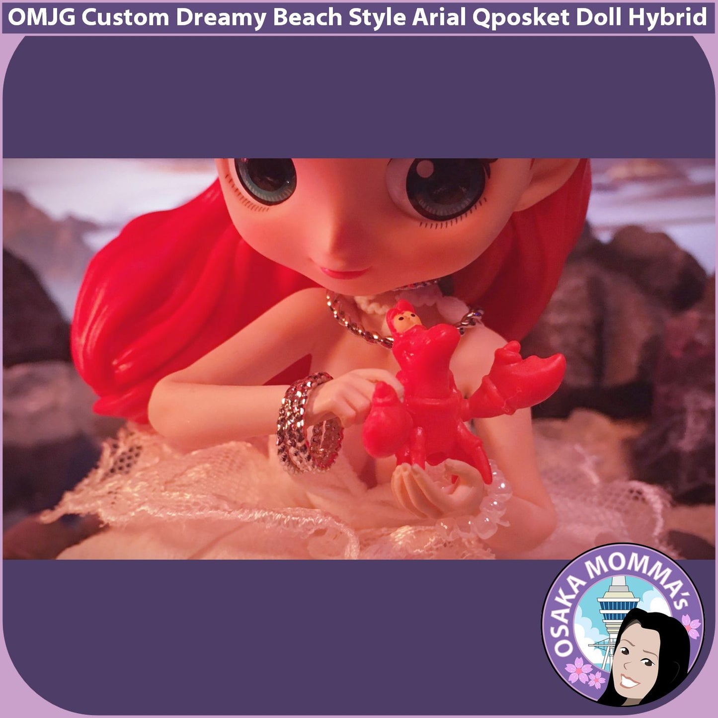 Dreamy Beach Style Ariel Qposket Custom Doll Hybrid