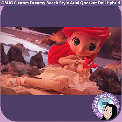 Dreamy Beach Style Ariel Qposket Custom Doll Hybrid