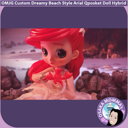 Dreamy Beach Style Ariel Qposket Custom Doll Hybrid