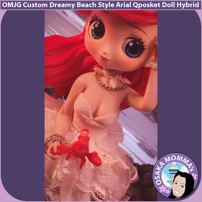 Dreamy Beach Style Ariel Qposket Custom Doll Hybrid