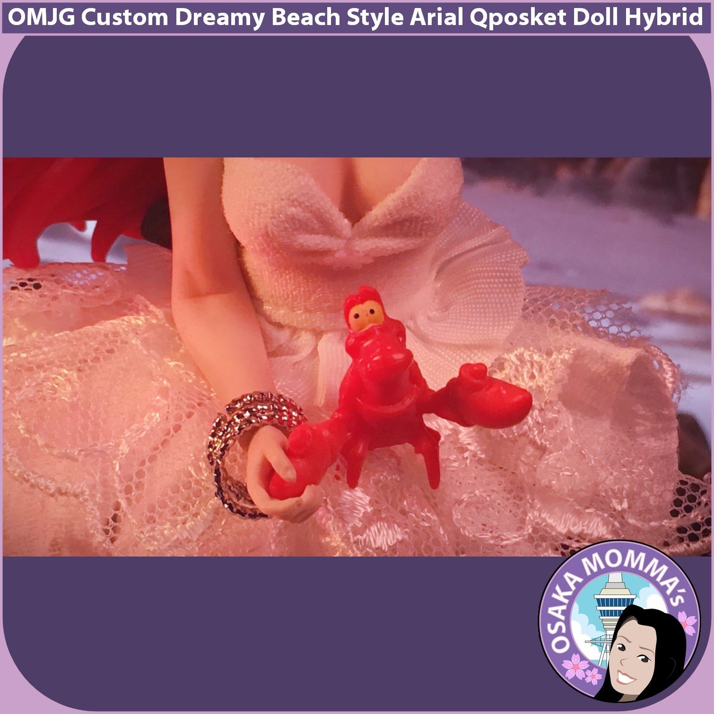 Dreamy Beach Style Ariel Qposket Custom Doll Hybrid
