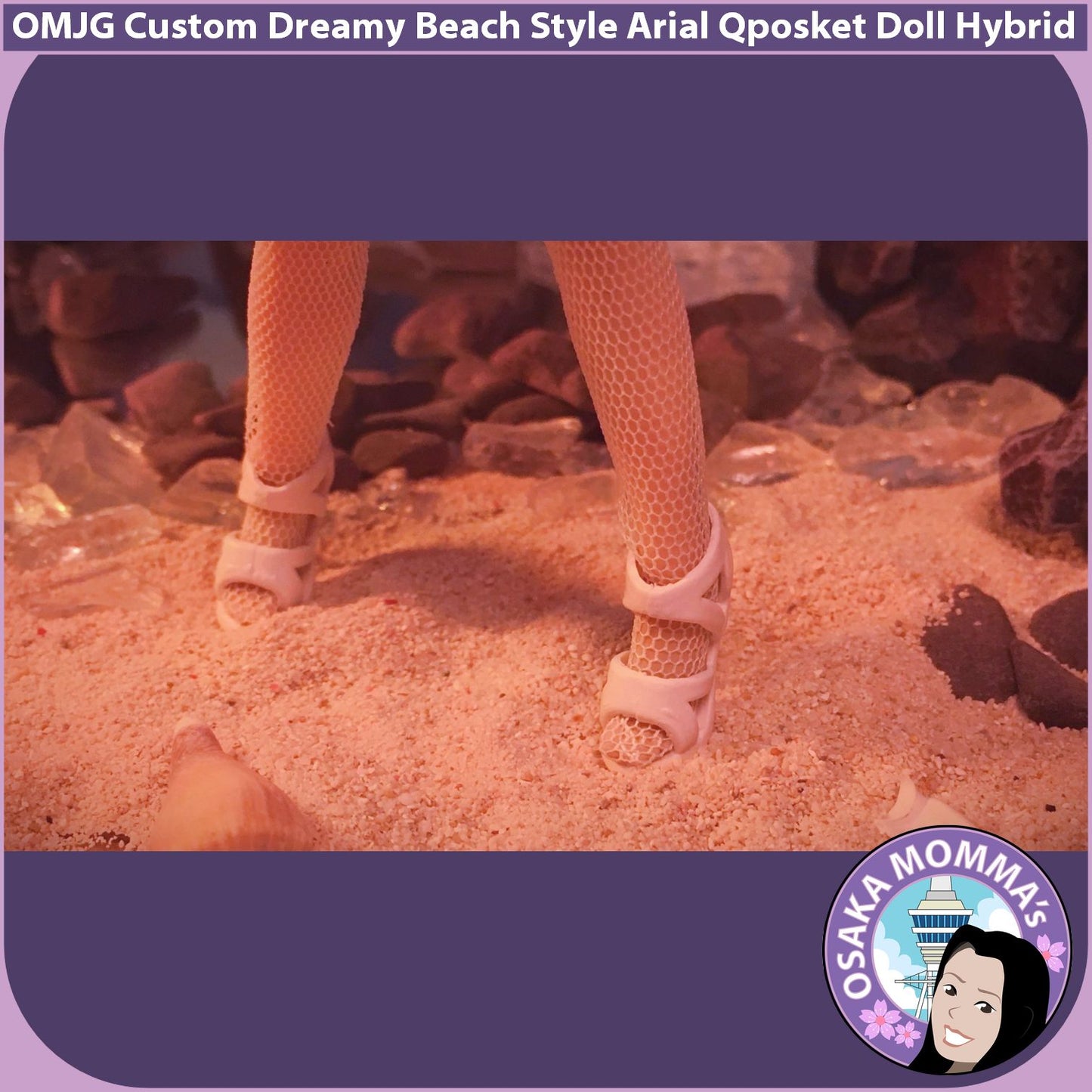 Dreamy Beach Style Ariel Qposket Custom Doll Hybrid