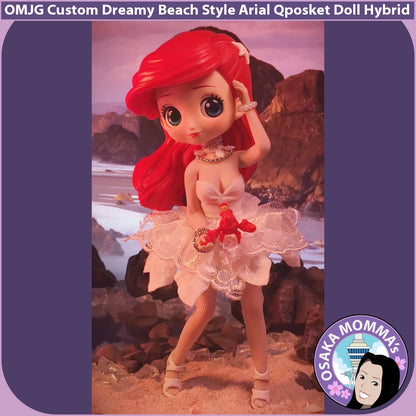 Dreamy Beach Style Ariel Qposket Custom Doll Hybrid