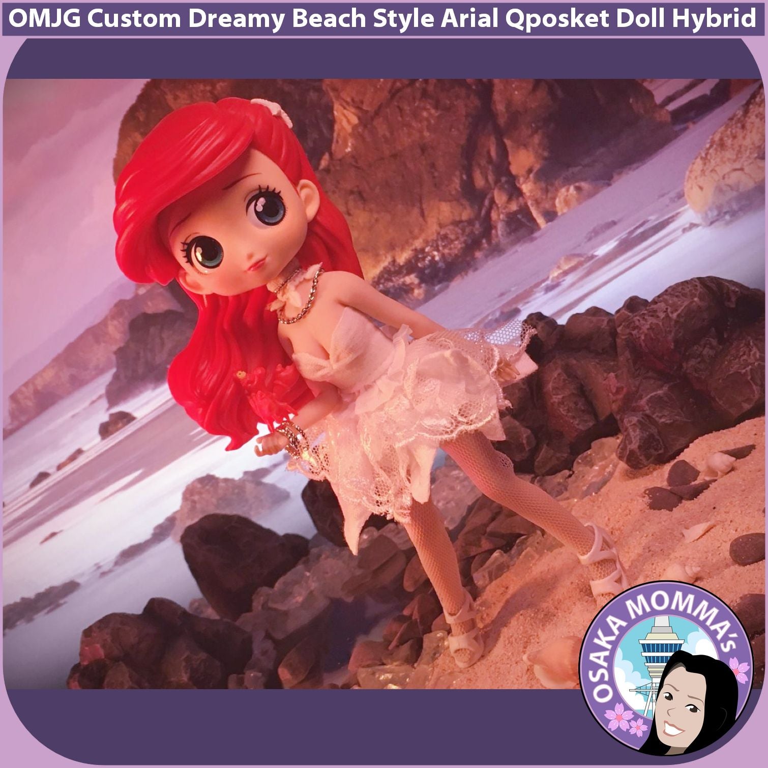 Dreamy Beach Style Ariel Qposket Custom Doll Hybrid