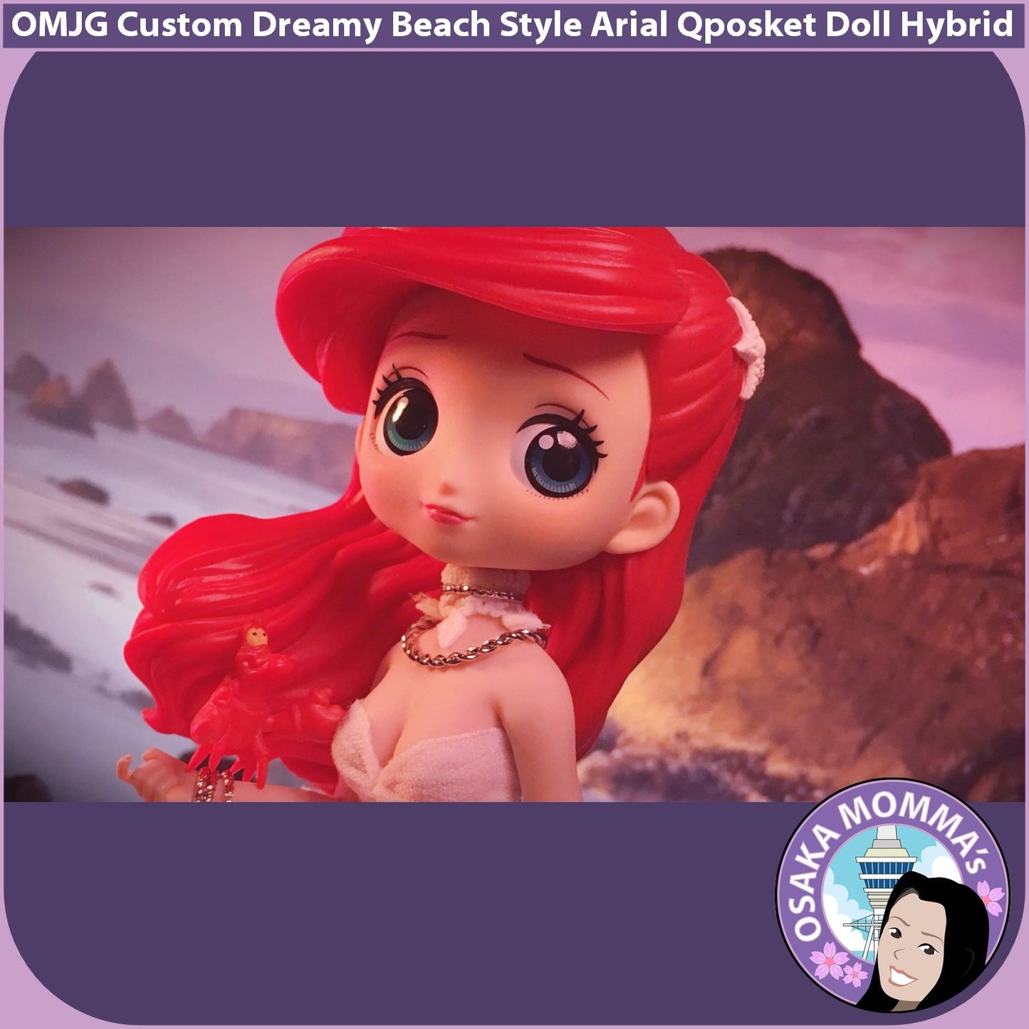Dreamy Beach Style Ariel Qposket Custom Doll Hybrid