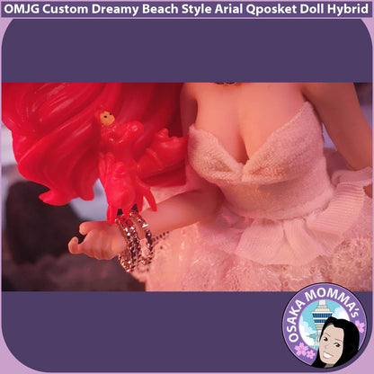 Dreamy Beach Style Ariel Qposket Custom Doll Hybrid