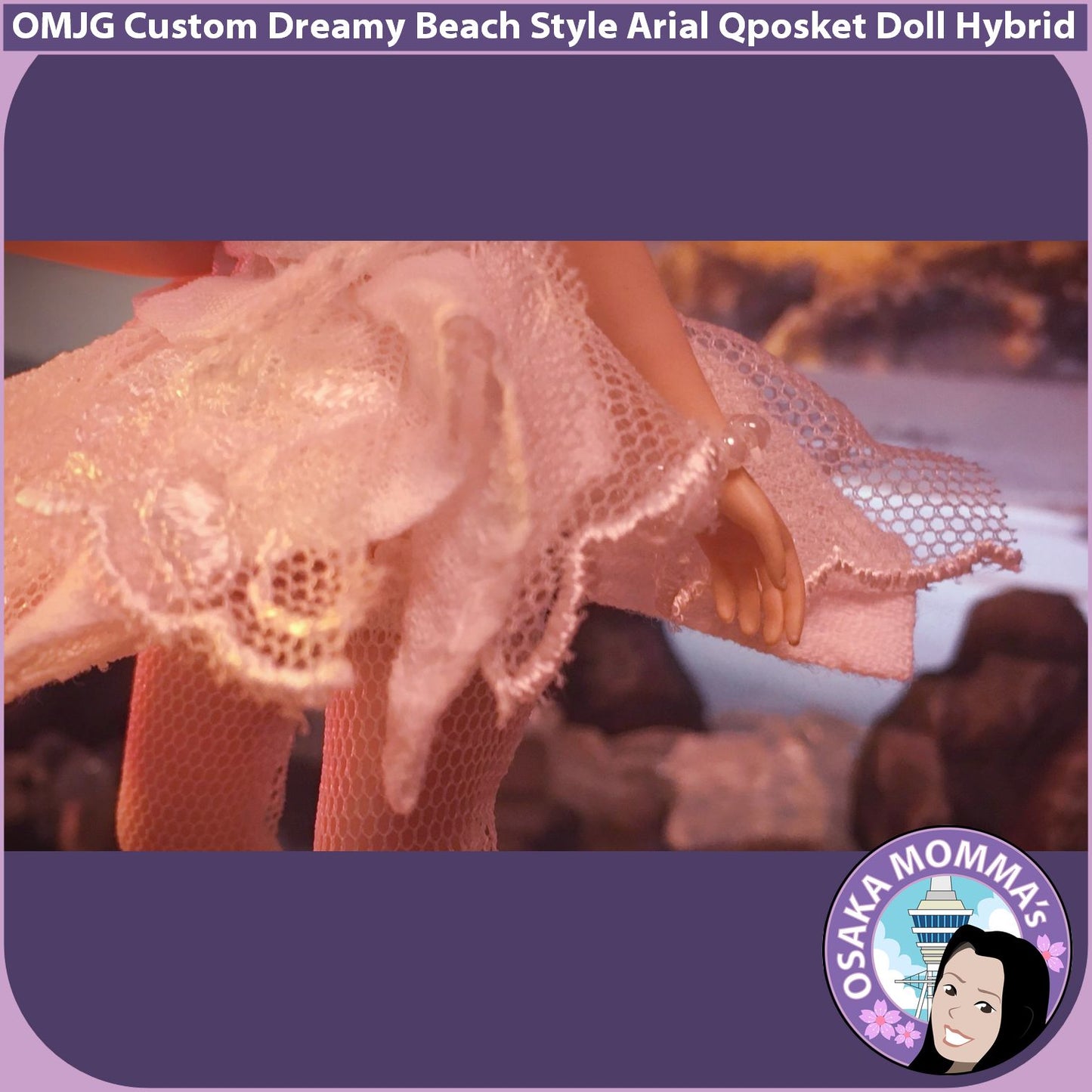 Dreamy Beach Style Ariel Qposket Custom Doll Hybrid