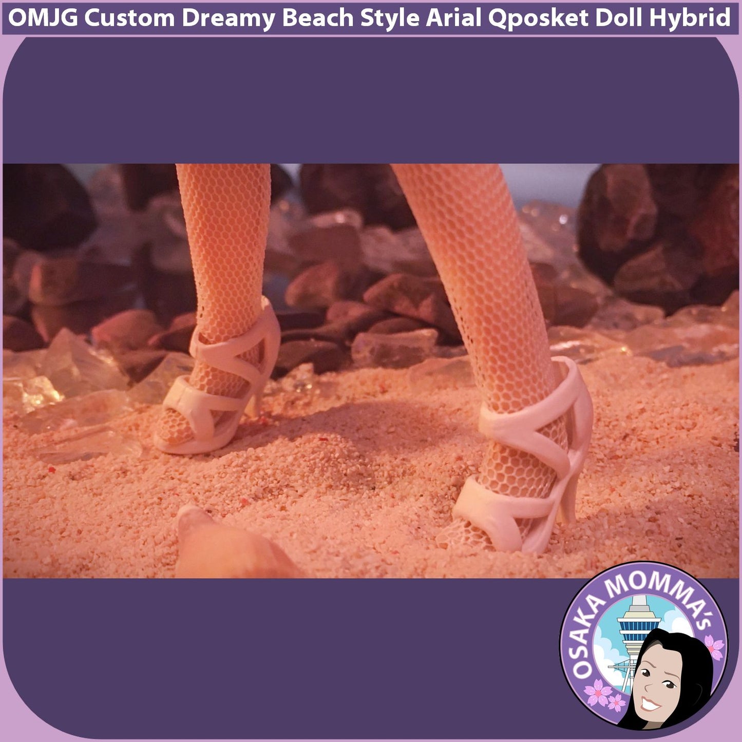 Dreamy Beach Style Ariel Qposket Custom Doll Hybrid