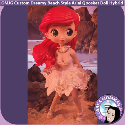 Dreamy Beach Style Ariel Qposket Custom Doll Hybrid