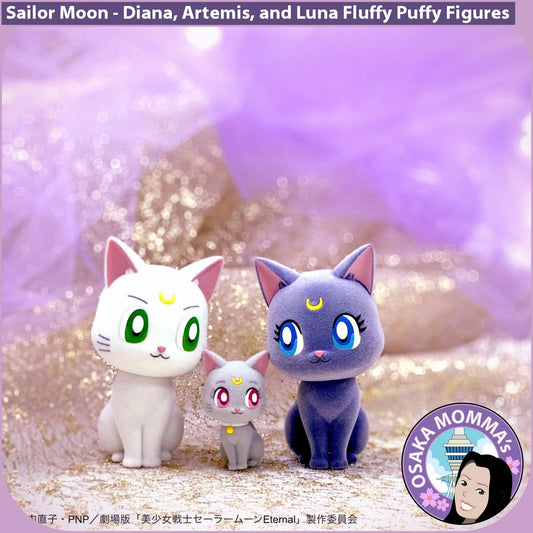 Artemis, Diana and Luna Fluffy Puffy Figures