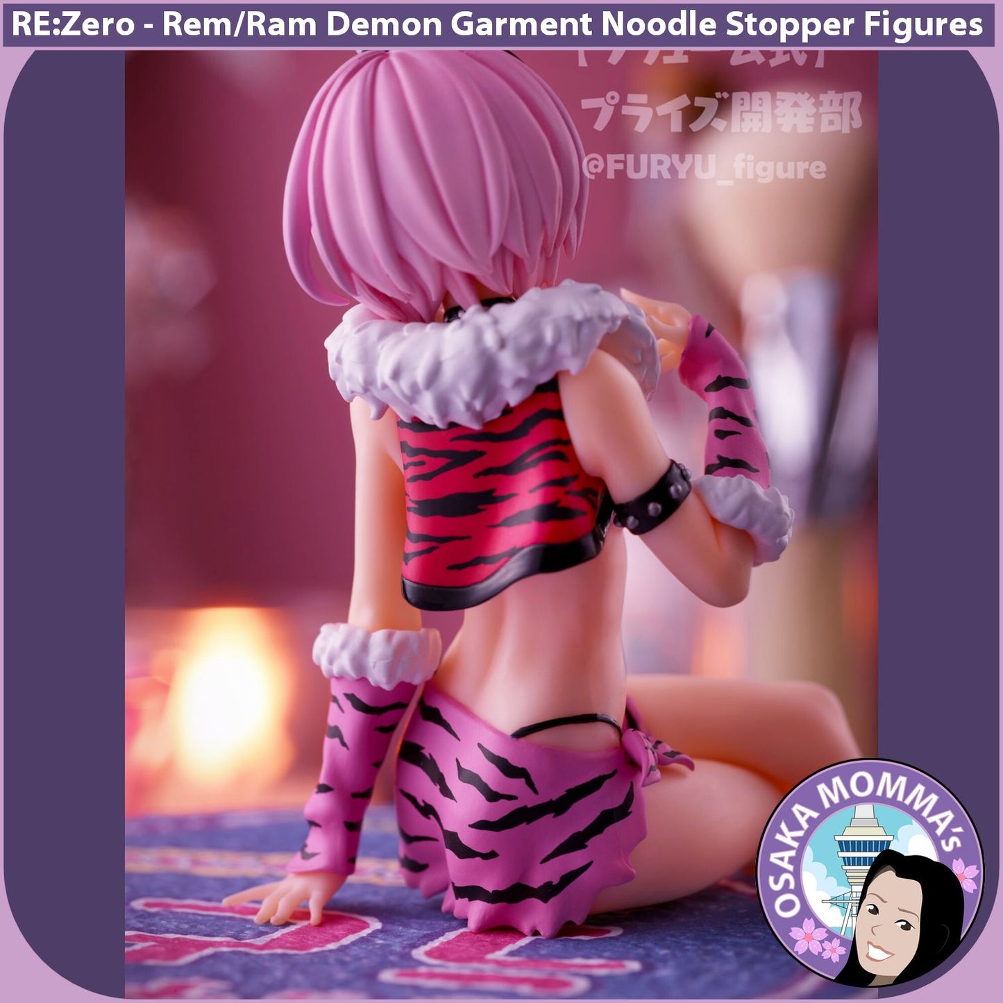 Rem & Ram Demon Garment Noodle Stopper Figures