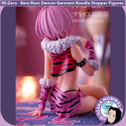 Rem & Ram Demon Garment Noodle Stopper Figures