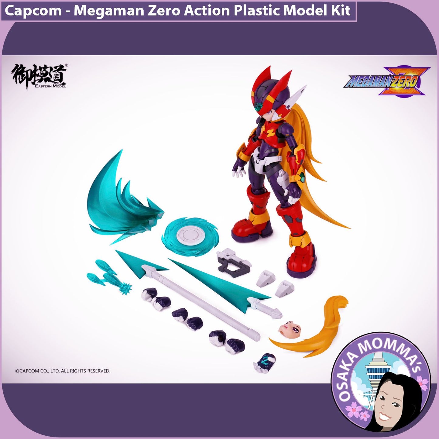 Megaman Zero Action Plastic Model Kit