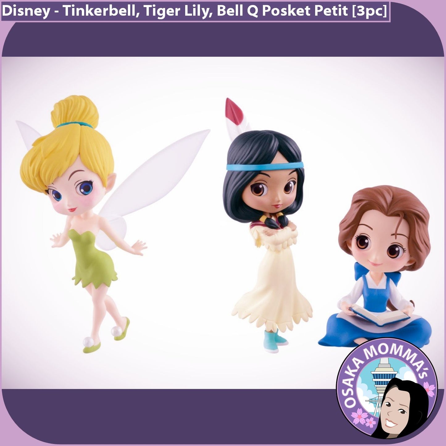 Qposket Petit - Tinkerbell・Tiger Lily・ Belle