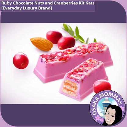 Ruby Chocolate Nuts and Cranberries Kit Kats [1 Pack]