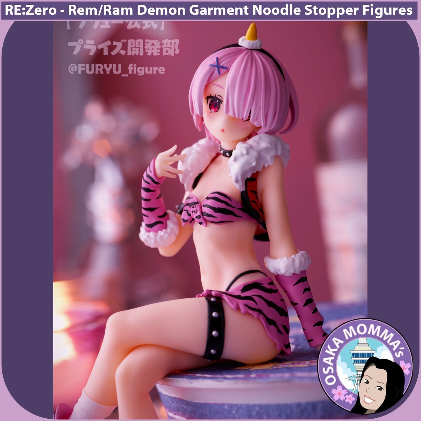 Rem & Ram Demon Garment Noodle Stopper Figures