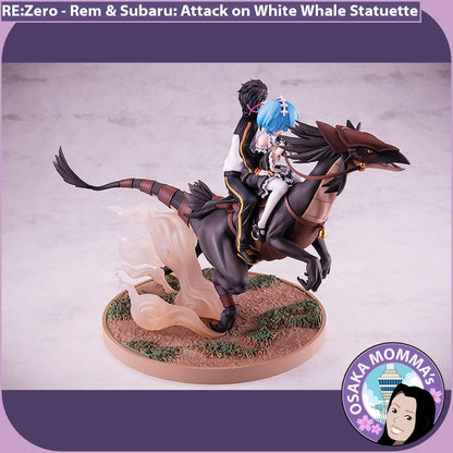 Rem & Subaru: Attack on White Whale Statuette