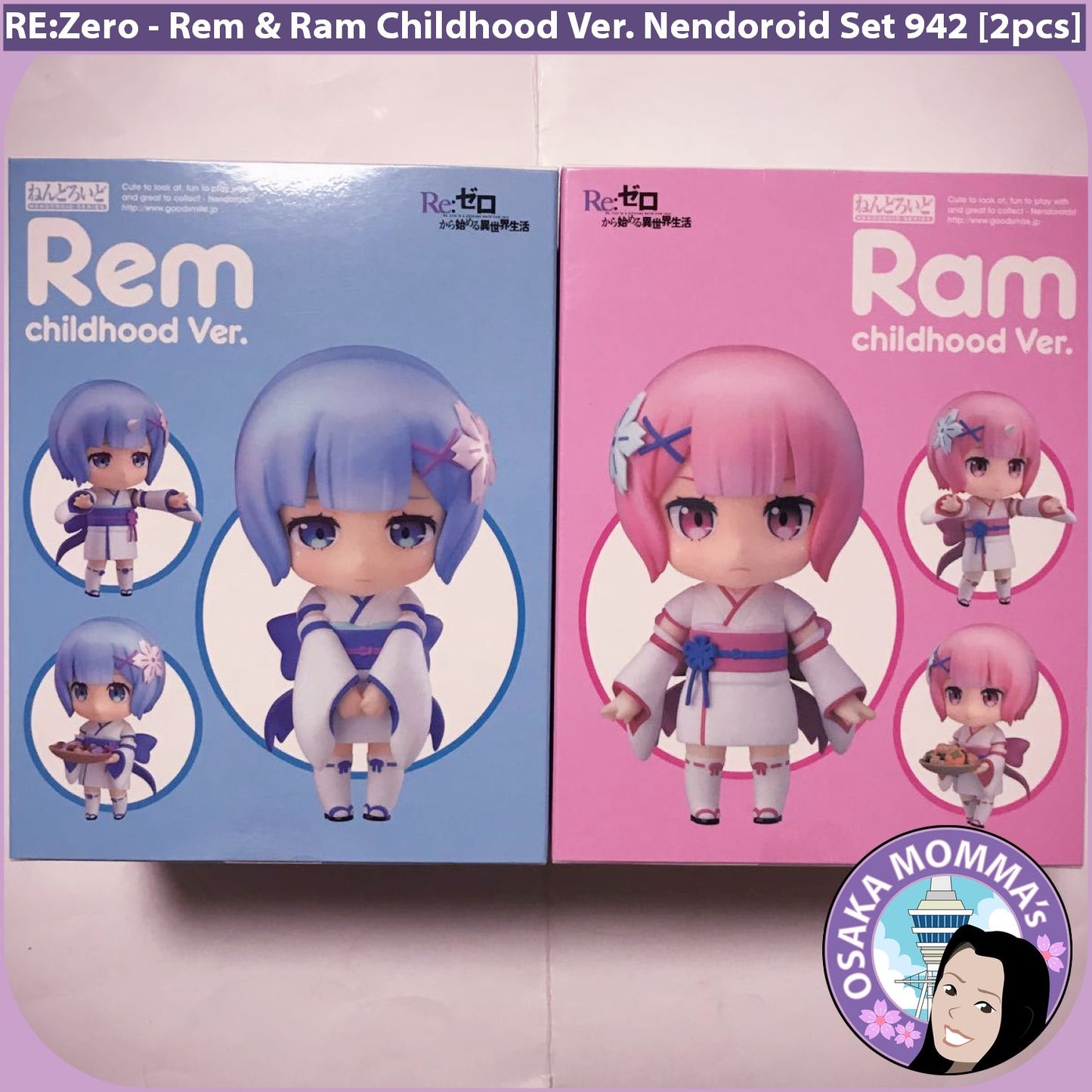 Rem & Ram Childhood Ver. Nendoroid Set 942