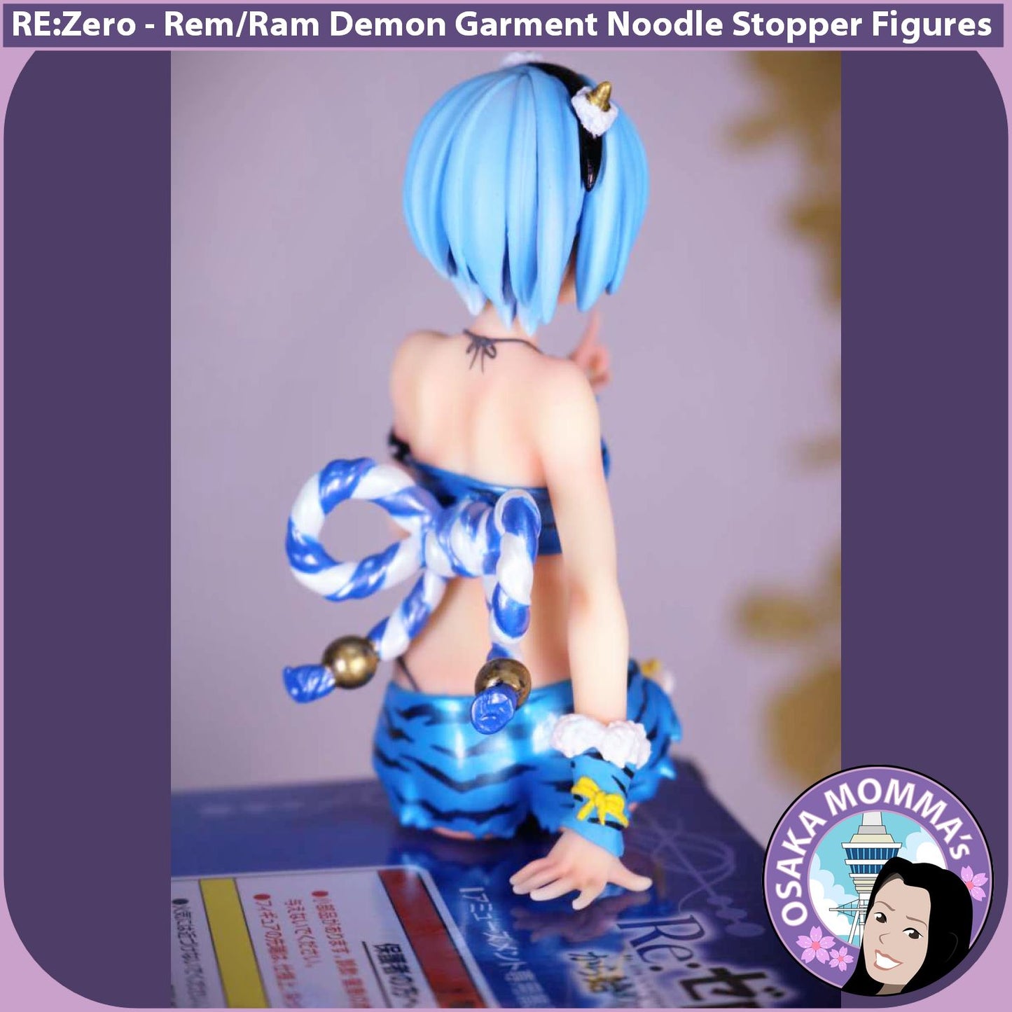 Rem & Ram Demon Garment Noodle Stopper Figures