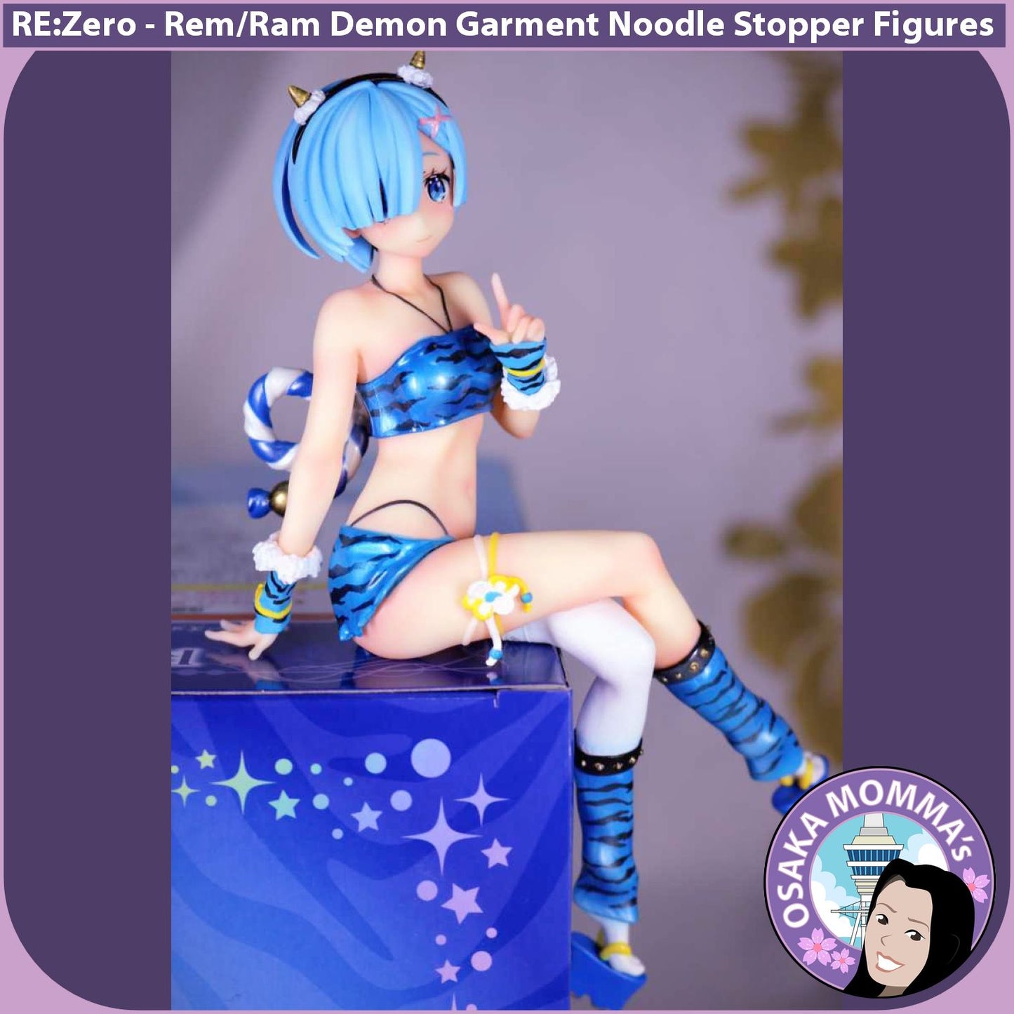 Rem & Ram Demon Garment Noodle Stopper Figures