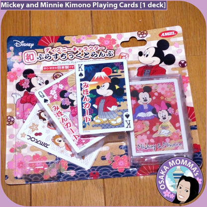 Mickey and Minnie Kimono Playing Cards