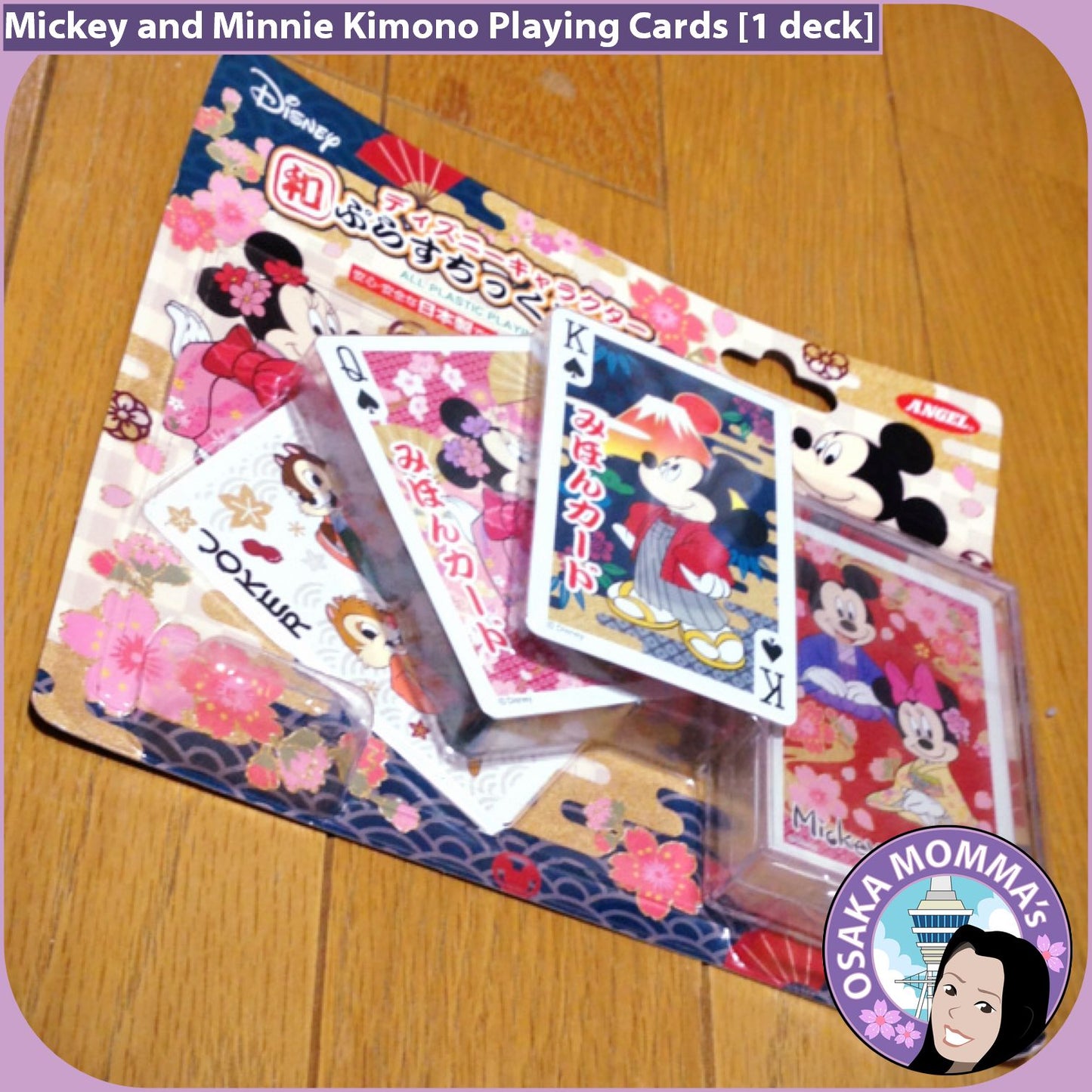 Mickey and Minnie Kimono Playing Cards