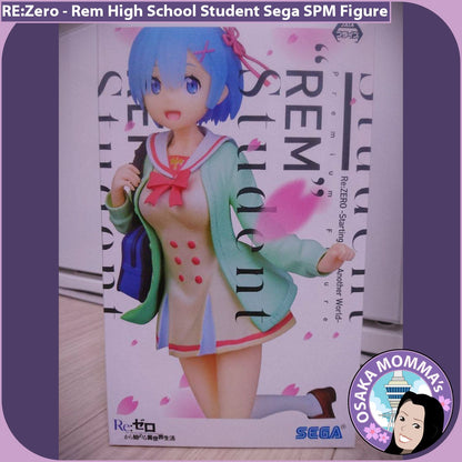 Rem High School Student Sega SPM Figure