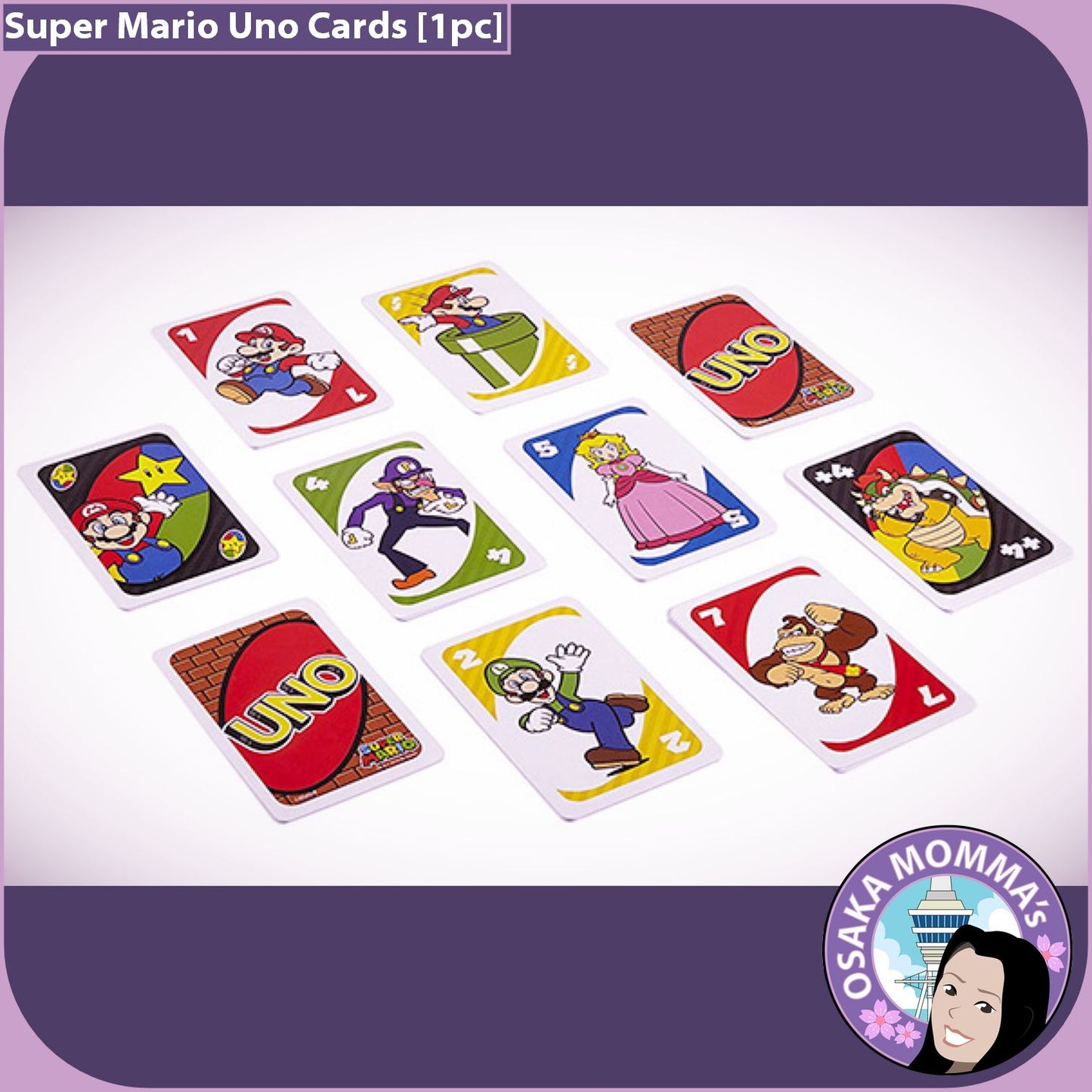 Super Mario Uno Cards