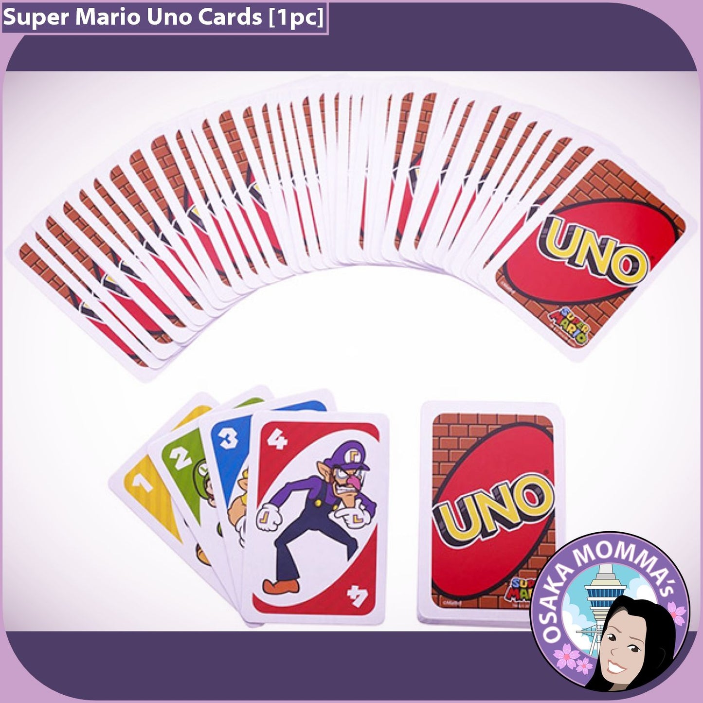 Super Mario Uno Cards