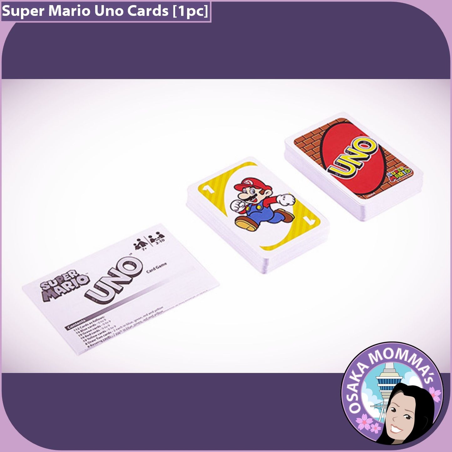 Super Mario Uno Cards