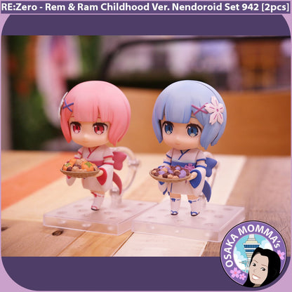 Rem & Ram Childhood Ver. Nendoroid Set 942